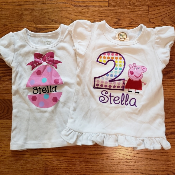 Boutique Stella Birthday Peppa Easter Lot - Picture 1 of 7
